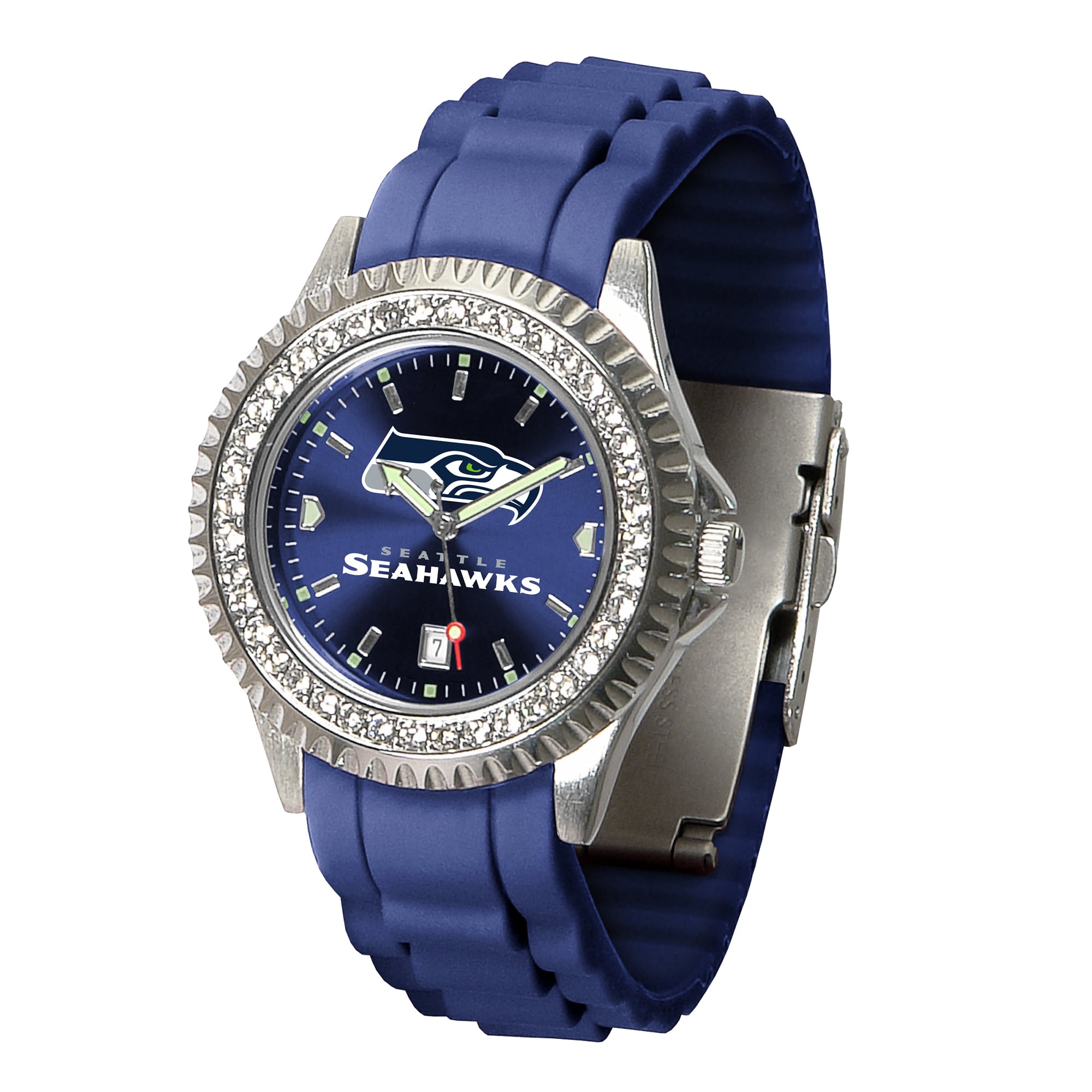 NWOT Round ladies Seattle Seahawks quartz watch Women main image 2