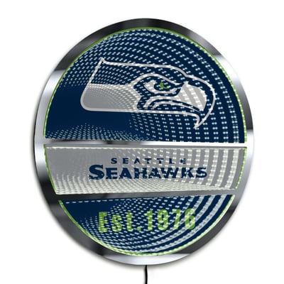 Seattle Seahawks Three-Cell Circular Infinity Light