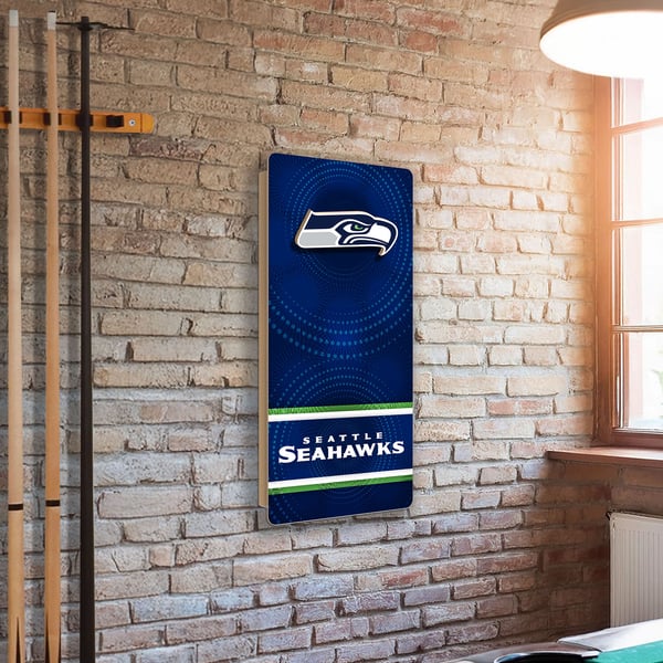 Miller Graphics Seattle Seahawks Vintage Wood Cornhole Board Vinyl Decal Wrap