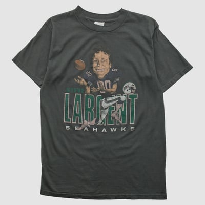 Steve Largent Salem 80s T-shirt - Black - M by Fanatics Real Vintage