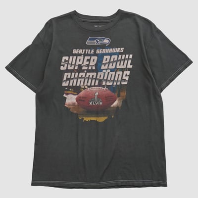 Super Bowl XLVIII NFL 2014 T-shirt - Black - M by Fanatics Real Vintage