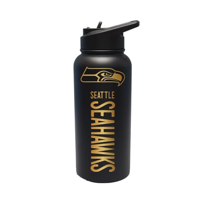 Seattle Seahawks The Memory Company 32oz. Stainless Steel Gold Lettering Tumbler