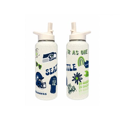 Seattle Seahawks The Memory Company 34oz. Bling Quencher Bottle