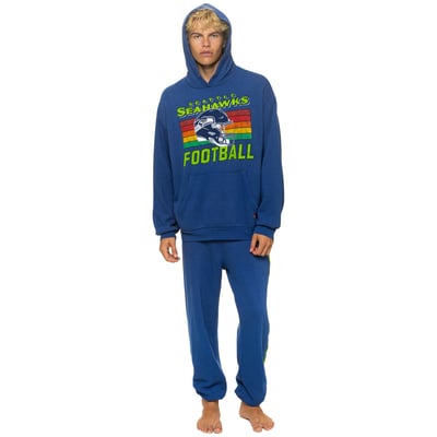 Seattle Seahawks Aviator Nation Unisex Tri-Blend Sweatpants - College Navy