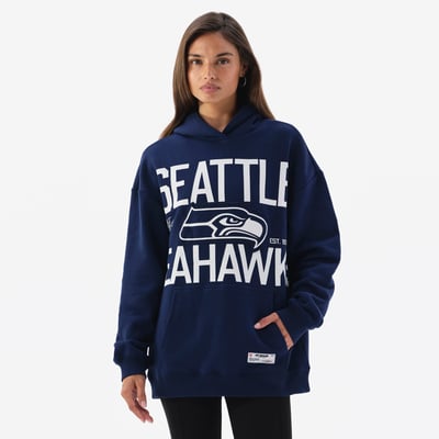  Seattle Seahawks Off Season x NFL Unisex Oversized Hoodie - College Navy