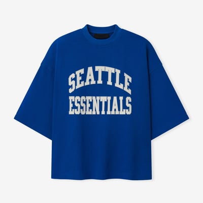 Seattle Seahawks Fear of God x NFL Unisex Merch T-Shirt - Royal