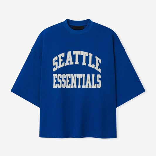 Seattle Seahawks Fear of God x NFL Unisex Merch T-Shirt - Royal