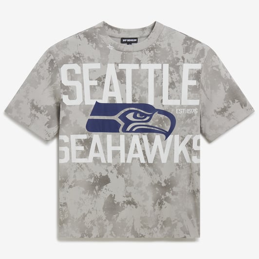  Seattle Seahawks Off Season x NFL Unisex Camo Graphic T-Shirt - Gray