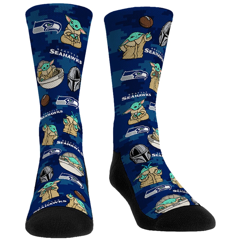 Seattle Seahawks Rock Em Socks Unisex 3-Pack Mandalorian Crew Socks