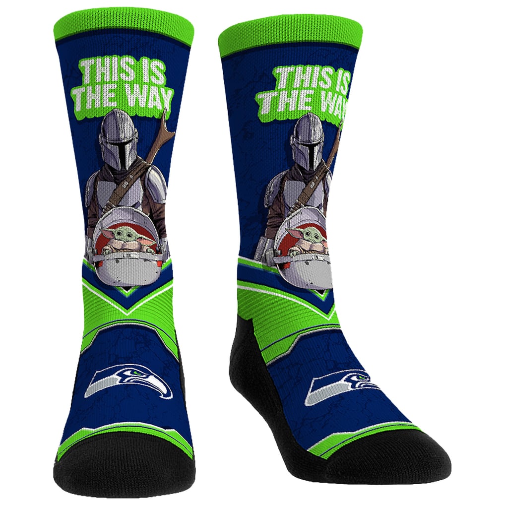 Seattle Seahawks Rock Em Socks Unisex 3-Pack Mandalorian Crew Socks