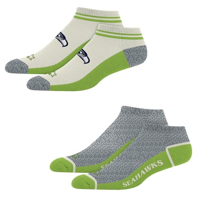 Seattle Seahawks Starter Unisex Two-Pack Double Play Ankle Socks