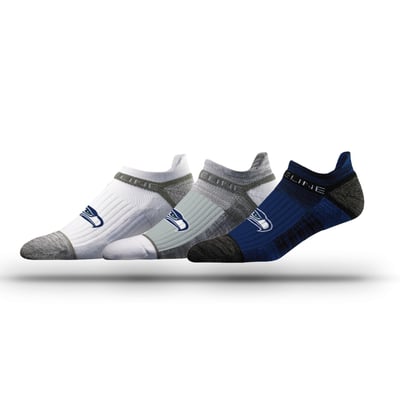 Seattle Seahawks Strideline Unisex Three-Pack Team Logo Ankle Socks Set