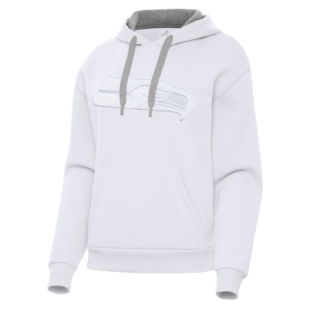  Seattle Seahawks Antigua Women's Victory Pullover Hoodie - White