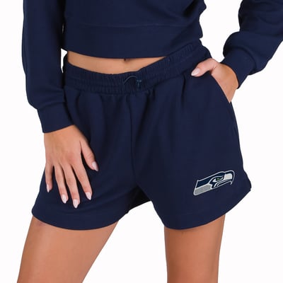  Seattle Seahawks Concepts Sport Women's Kingston Knit Lounge Short - College Navy