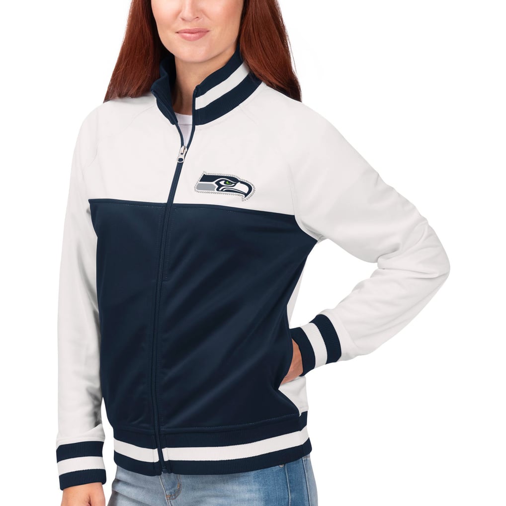 Veste De Jogging Femme G-III 4Her - Taille XL - Blanc (Seattle Mariners) - Style Bomber - Neuf Sans étiquettes