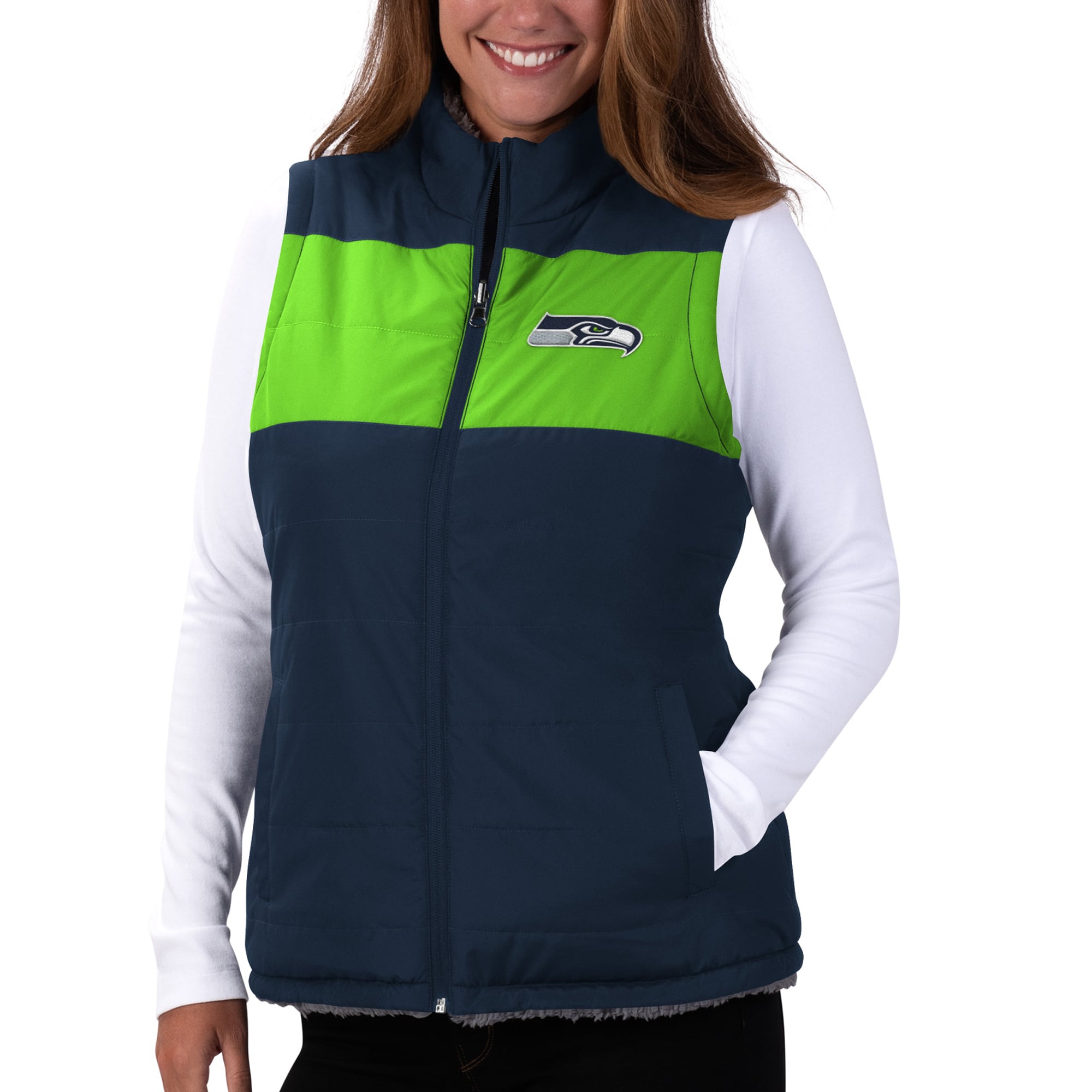 Veste Jogging Femme G-III 4Her Taille XL - Seattle Mariners, Blanc, Microfibre, Neuf Sans Étiquettes