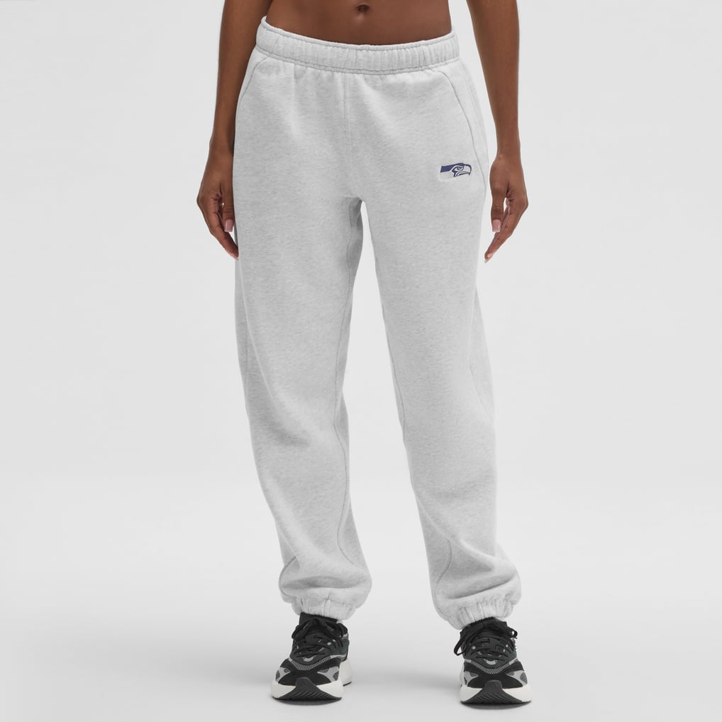 Seattle Seahawks lululemon Women's Scuba Mid-Rise Oversized Jogger - Heathered Core Ultra Light Grey