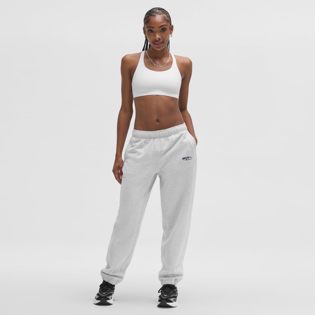 Seattle Seahawks lululemon Women's Scuba Mid-Rise Oversized Jogger - Heathered Core Ultra Light Grey