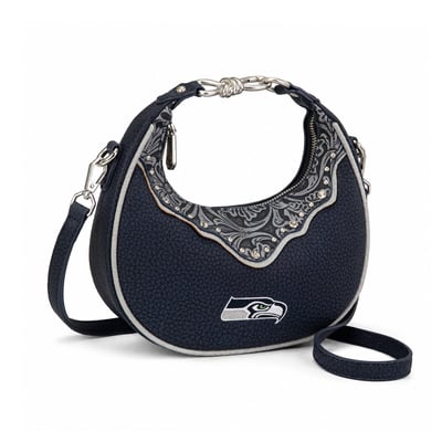 Seattle Seahawks Montana West Women's Crescent Shoulder Bag