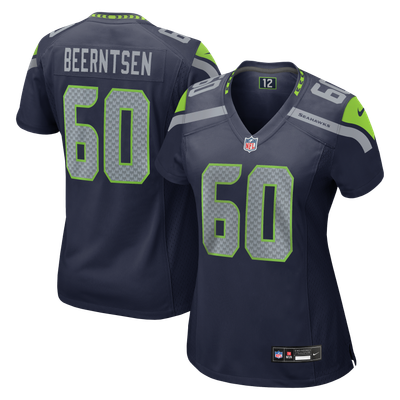 Evan Beerntsen Seattle Seahawks Nike Women's Team Game Jersey - College Navy