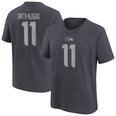 Jaxon Smith-Njigba Seattle Seahawks Nike Youth Name & Number T-Shirt - Anthracite
