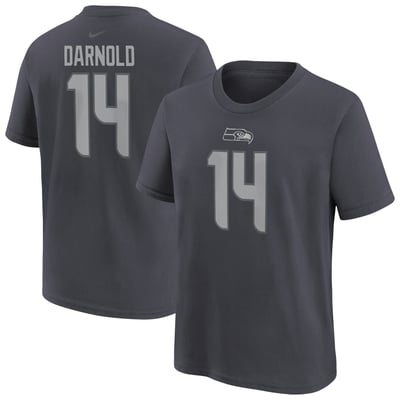 Sam Darnold Seattle Seahawks Nike Youth Name & Number T-Shirt - Anthracite

