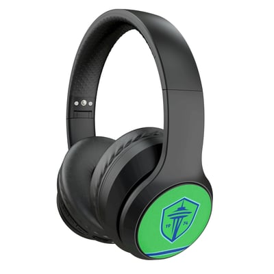 Seattle Sounders FC Keyscaper Stripe Wireless Bluetooth Headphones With Case