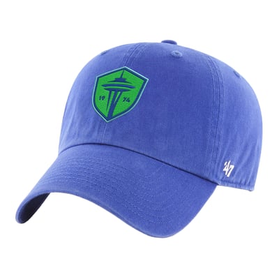  Seattle Sounders FC '47 Clean-Up Adjustable Hat - Royal