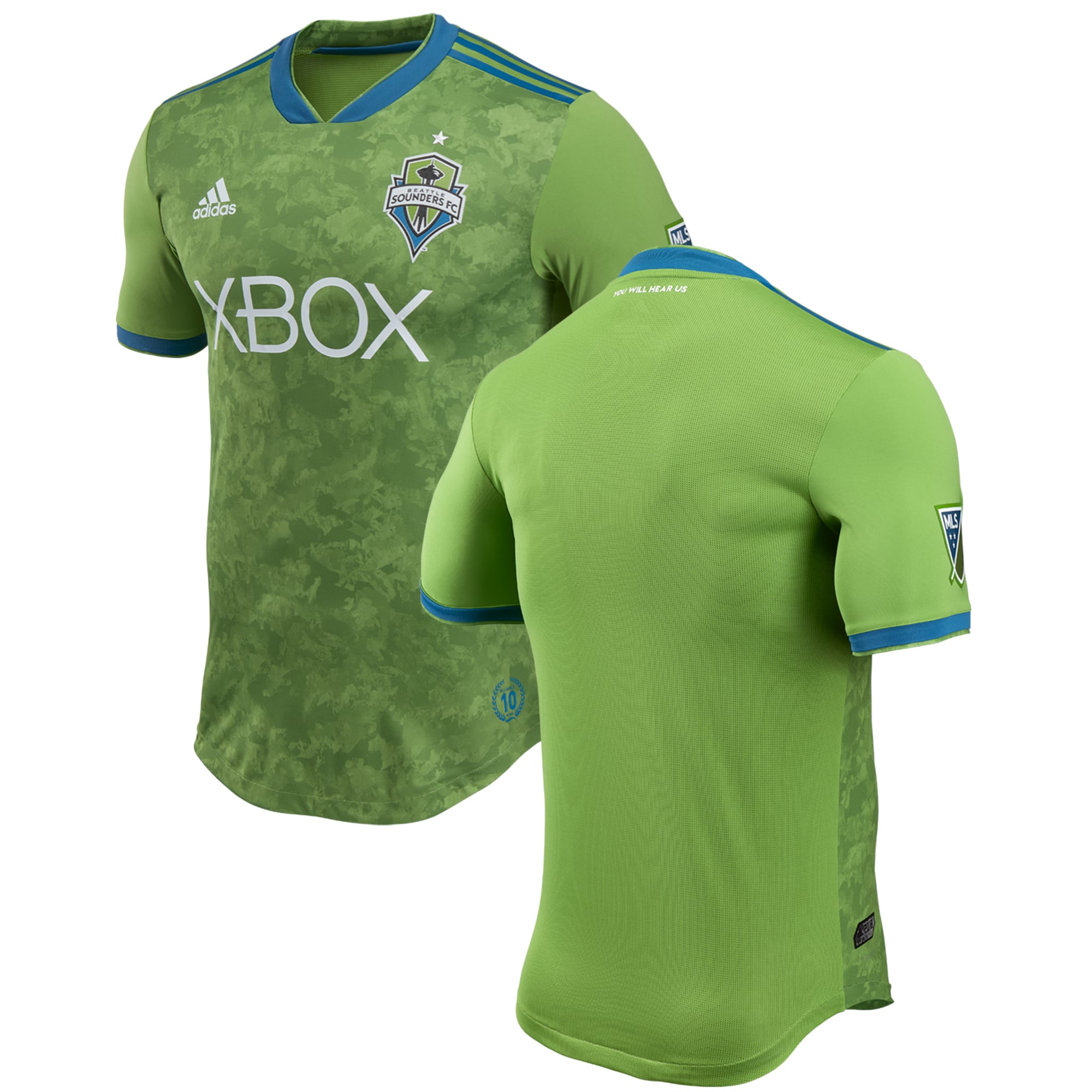 Seattle Sounders FC adidas 2018 Primary-Authentic Jersey - Green