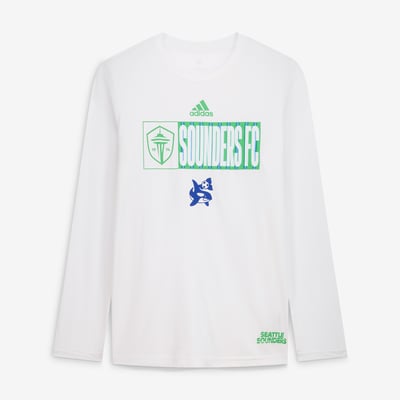 Seattle Sounders FC adidas 2024 Jersey Hook AEROREADY Long Sleeve T-Shirt - White