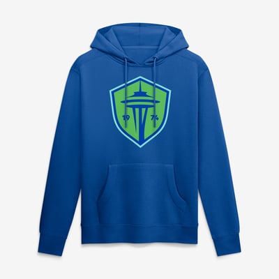 Seattle Sounders FC Fanatics Legacy Fleece Hoodie - Blue