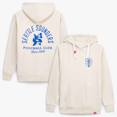  Seattle Sounders FC Sportiqe Unisex Olsen Tri-Blend Raglan Hoodie - Natural