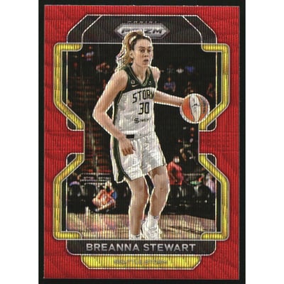 2022 Panini Prizm WNBA Prizms Ruby Wave #81 Breanna Stewart