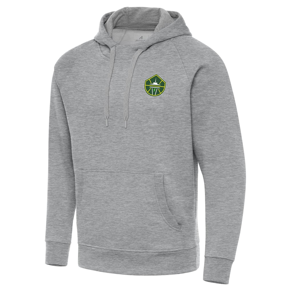 Seattle Storm Antigua Victory Pullover Hoodie - Heather Gray