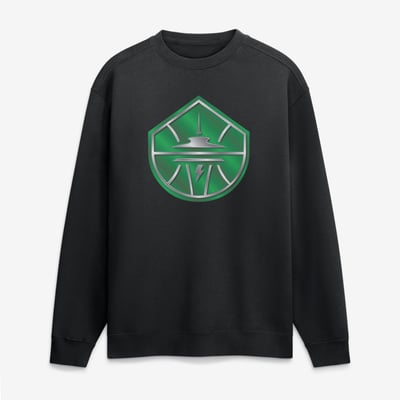 Seattle Storm  Forged Mascot Sweatshirt - Black