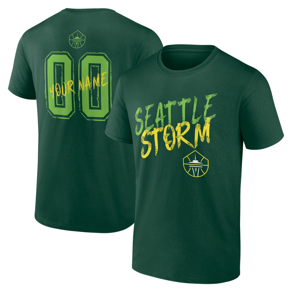 Seattle Storm Hustle Custom T-Shirt - Green