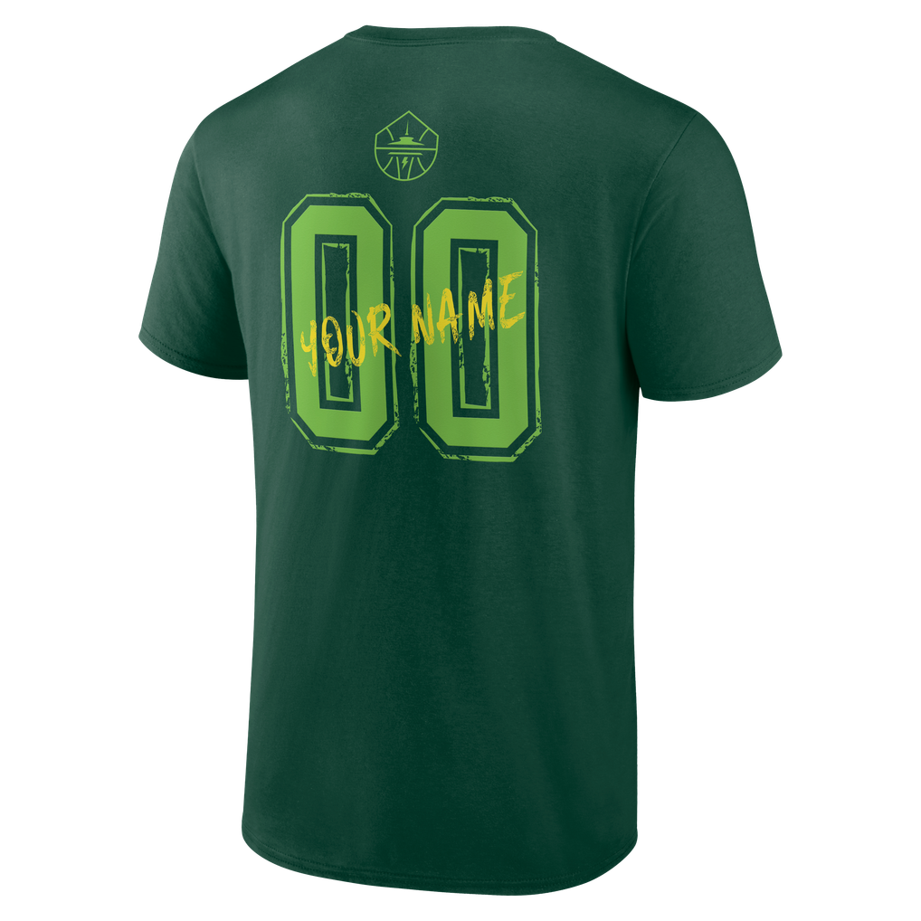 Seattle Storm Hustle Custom T-Shirt - Green