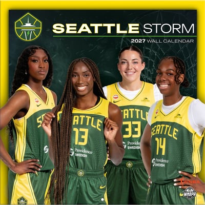 Seattle Storm 2027 12” x 12” Team Wall Calendar