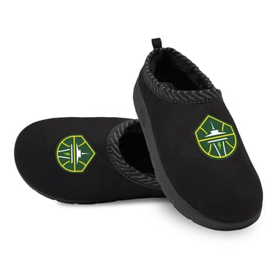 Seattle Storm ISlide Unisex Primary Logo Mission Slipper - Black
