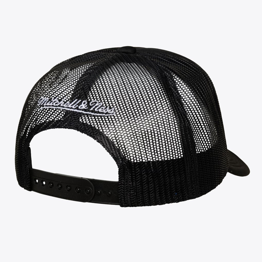 Seattle Storm Mitchell & Ness Unisex Script Pro Pinch Adjustable Trucker Hat - Black