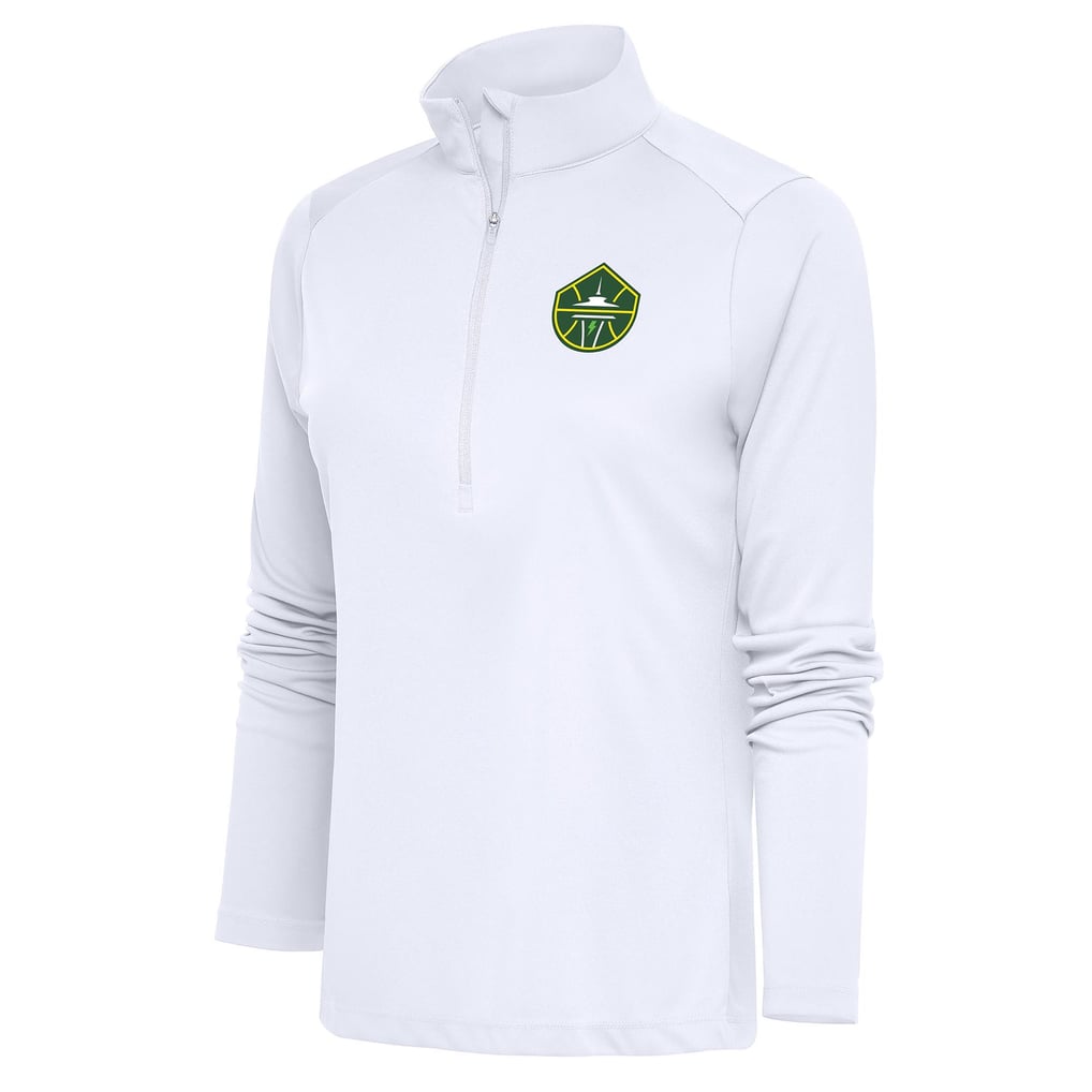 Seattle Storm Antigua Women's Tribute Half-Zip Top - White