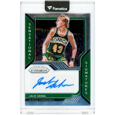 Jack Sikma Seattle SuperSonics Autographed 2020-21 Panini Prizm Sensational Signatures #SS-JSI Card