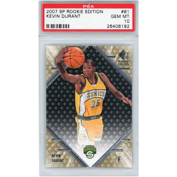 Seattle Supersonics Kevin Durant 2007-08 Upper Deck SP Rookie 