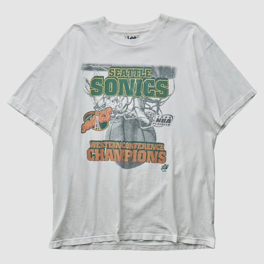 Seattle SuperSonics Lee Apparel 1996 T-shirt - White - XL by Fanatics Real Vintage
