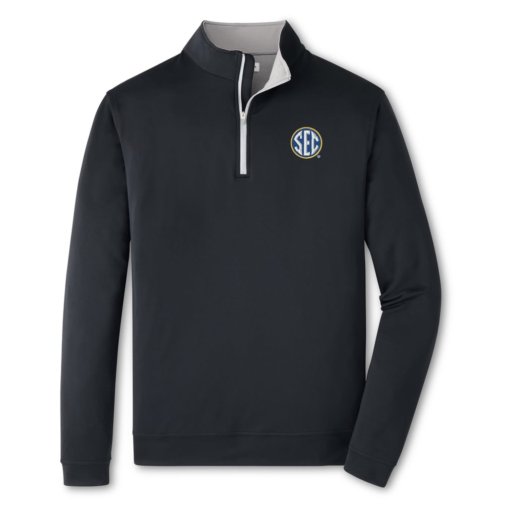  SEC Perth Performance Quarter-Zip Pullover - Black