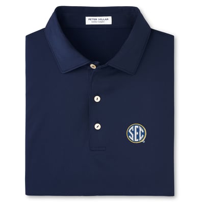  SEC Solid Performance Jersey Polo - Navy