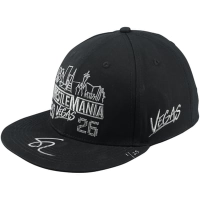 Seth Rollins WWE Autographed Black Out WrestleMania 42 Cap - Limited Edition of #1/25