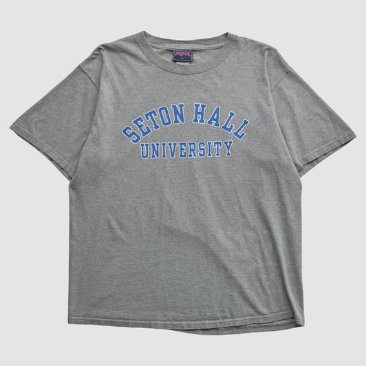 Seton Hall Pirates Jansport 2000s T-shirt - Gray - L by Fanatics Real Vintage