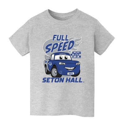  Seton Hall Pirates Vive La Fete Youth Full Speed T-Shirt - Gray
