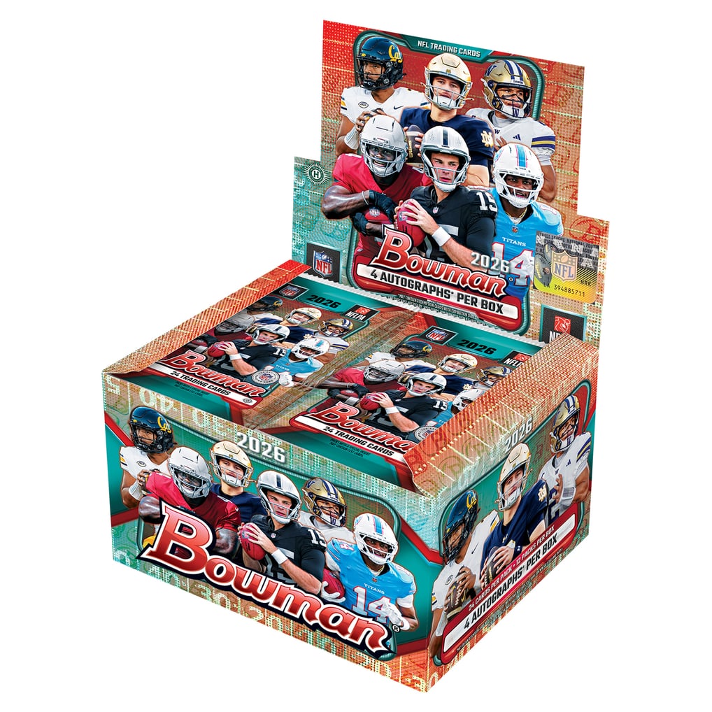 2026 Bowman Football Factory Sealed Hobby Jumbo Box